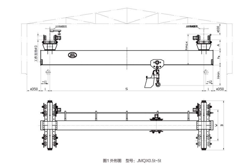 JMQX氣動(dòng)懸掛起重機(jī)（0.5t-5t）